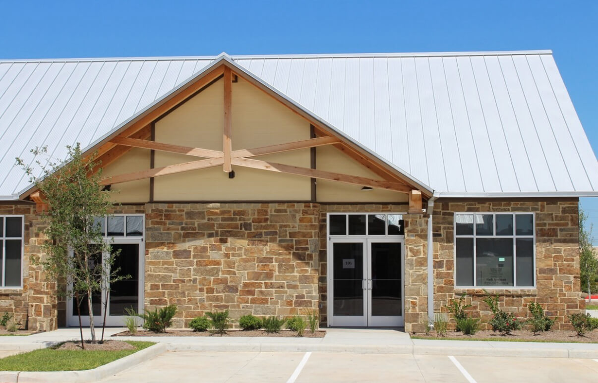 picture of the front of the office building